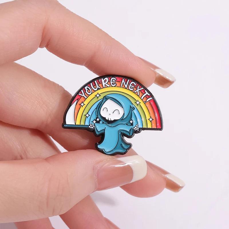 You're Next Grim Reaper Enamel Pin - The pin shop